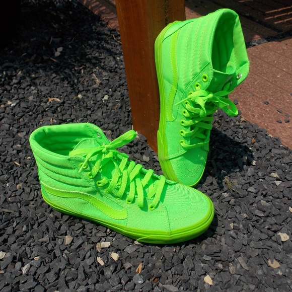 neon green sneakers for men